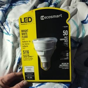 EcoSmart LED Bright White Flood Bulb